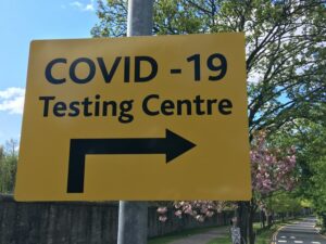 COVID-testing-sign