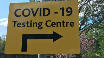 COVID-testing-sign