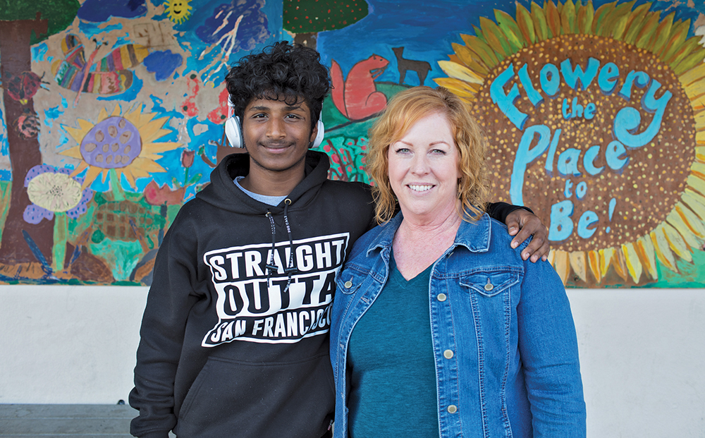 Mentor/Mentee Jack with Karen Donovan